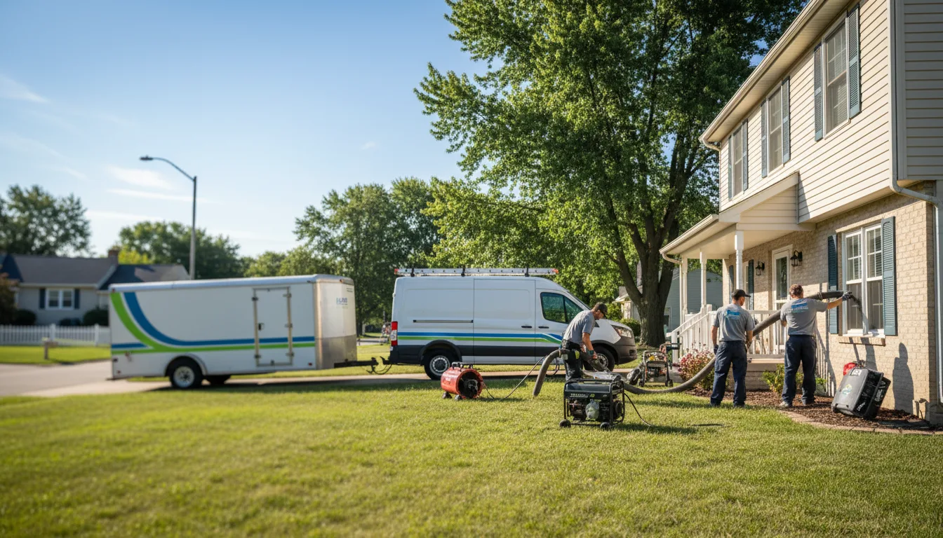 Flooded Basement Restoration And Cleanup With Repair in Rewey, WI near me